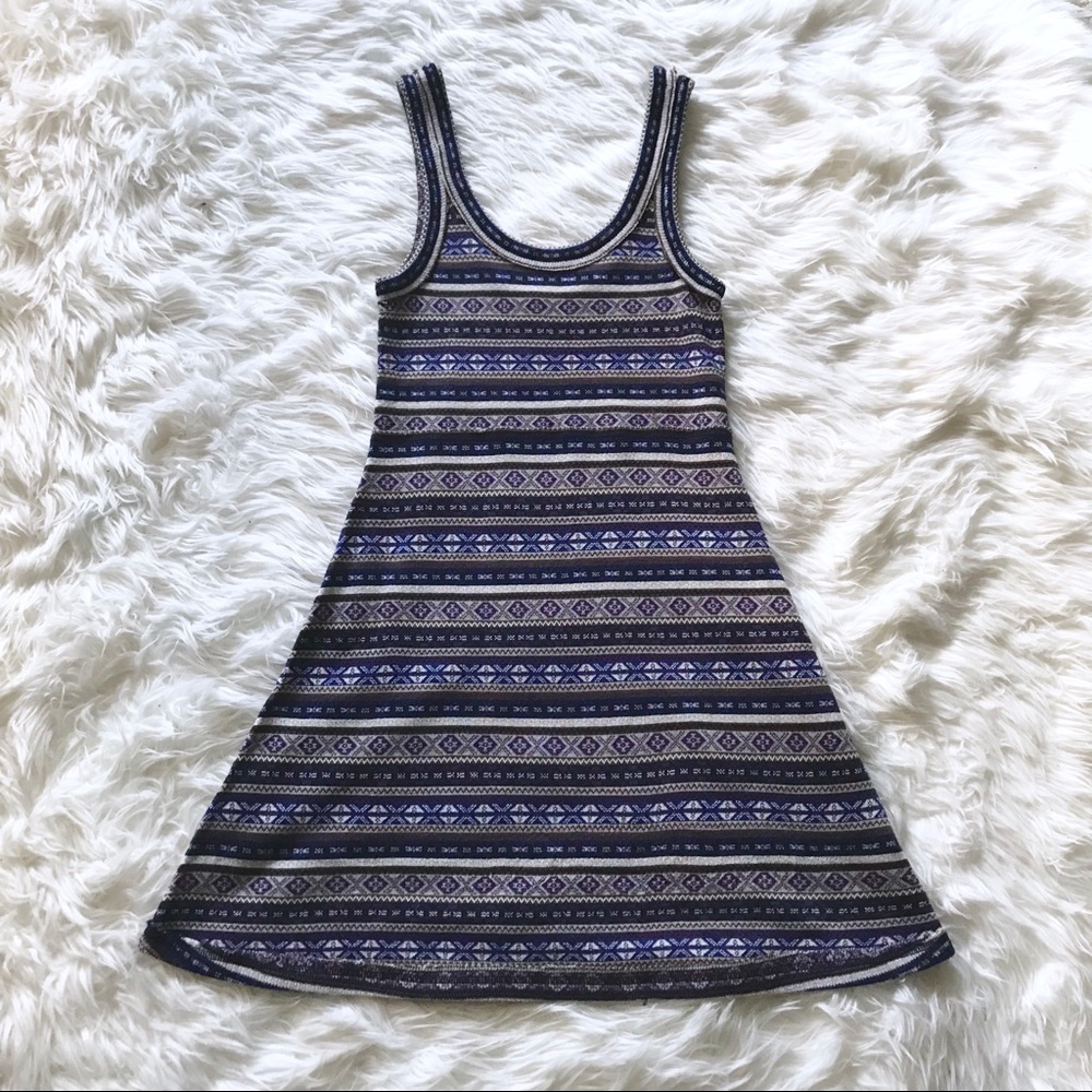 Free People Fair Isle Fit & Flare Sweater Dress - Picture 3 of 6